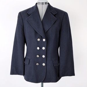 Benetton Slim Fit Military Outwear Double Breaster